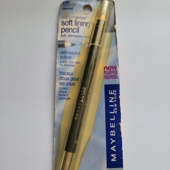 Maybelline Soft Lining Pencil Eyeliner Charcoal #256 SEALED Package Wear - Picture 2 of 7